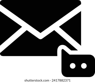 Comment icon symbol vector image. Illustration of the chat social media concept design image