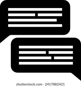 Symbol für Kommentare, Vektorbild. Illustration des Chat-Konzepts für Social Media-Design-Bild