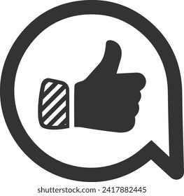 Comment icon symbol vector image. Illustration of the chat social media concept design image