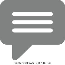 Comment icon symbol vector image. Illustration of the chat social media concept design image