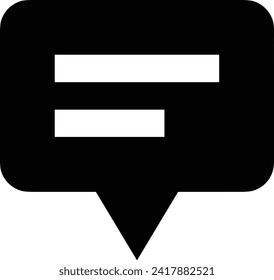 Comment icon symbol vector image. Illustration of the chat social media concept design image