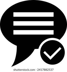 Icono de comentario imagen vectorial. Ilustración de la imagen de diseño del concepto de chat en medios sociales