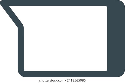 Comment icon symbol vector image. Illustration of the chat social media concept design image