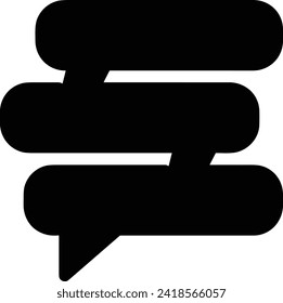 Comment icon symbol vector image. Illustration of the chat social media concept design image