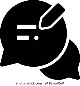 Comment icon symbol vector image. Illustration of the chat social media concept design image