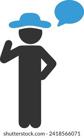 Comment icon symbol vector image. Illustration of the chat social media concept design image