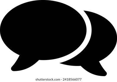 Comment icon symbol vector image. Illustration of the chat social media concept design image