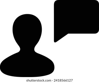 Comment icon symbol vector image. Illustration of the chat social media concept design image