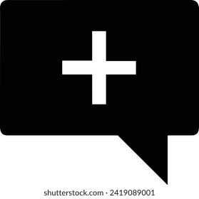 Comment icon symbol vector image. Illustration of the chat social media concept design image