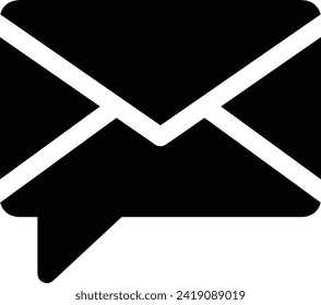 Comment icon symbol vector image. Illustration of the chat social media concept design image