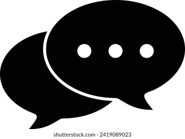 Comment icon symbol vector image. Illustration of the chat social media concept design image