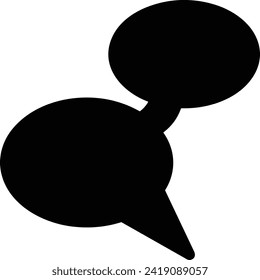 Icono de comentario imagen vectorial. Ilustración de la imagen de diseño del concepto de chat en medios sociales