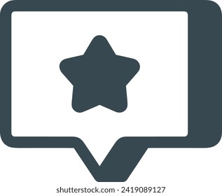 Comment icon symbol vector image. Illustration of the chat social media concept design image
