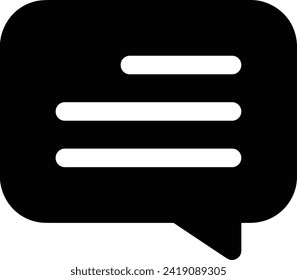 Comment icon symbol vector image. Illustration of the chat social media concept design image