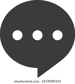 Comment icon symbol vector image. Illustration of the chat social media concept design image