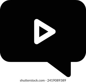 Icono de comentario imagen vectorial. Ilustración de la imagen de diseño del concepto de chat en medios sociales