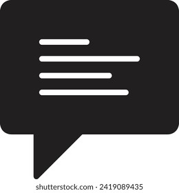 Comment icon symbol vector image. Illustration of the chat social media concept design image