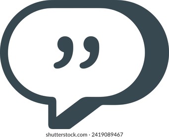 Comment icon symbol vector image. Illustration of the chat social media concept design image