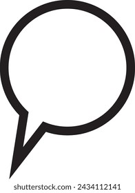 Comment icon symbol vector image. Illustration of the chat social media concept design image EPS mode