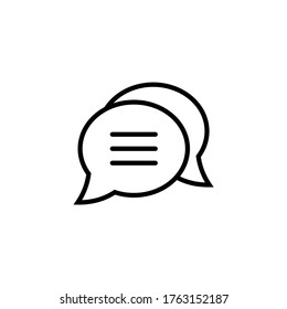 Comment icon vector. Chat, conversation icon symbol