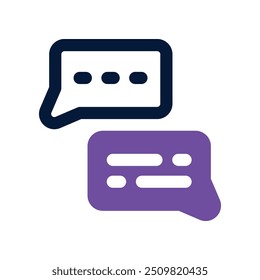 comment icon. vector dual tone icon for your website, mobile, presentation, and logo design.
