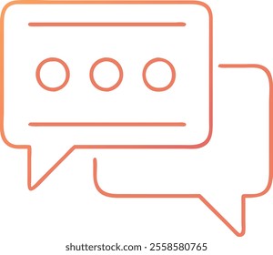 Comment icon vector illustration and modern design