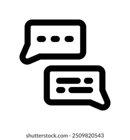 comment icon. vector line icon for your website, mobile, presentation, and logo design.