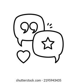 Comment icon in vector. Logotype