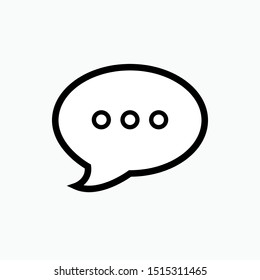 Comment Icon - Vector, Sign and Symbol for Design, Presentation, Website or Apps Elements. 