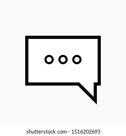 
Comment Icon - Vector, Sign and Symbol for Design, Presentation, Website or Apps Elements. 