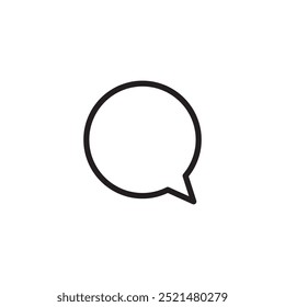 Comment icon vector icon. Simple element illustration. Comment symbol design. Can be used for web and mobile.