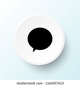 Comment icon vector. social media Comment vector icon. Social network icon Comment. Notification Icon.