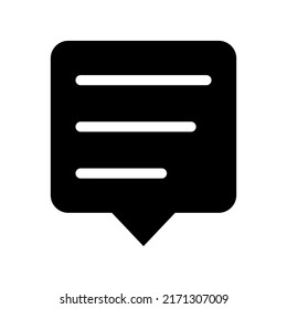 Comment Icon Vector Symbol Design Illustration