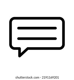 Comment Icon Vector Symbol Design Illustration