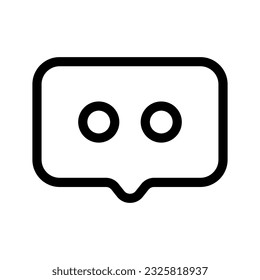 Layoutbild des Kommentar-Symbols für Vektorsymbol