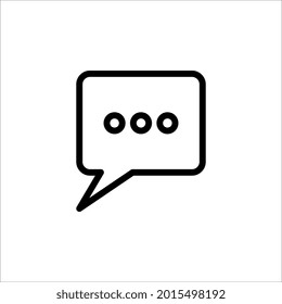 Comment icon Vector for Web Design on white background eps 10