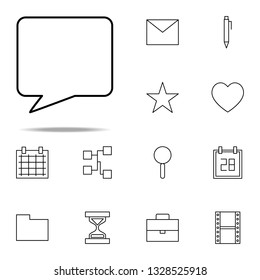 comment icon. Web icons universal set for web and mobile