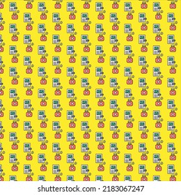 diseño de patrones de iconos de comentarios e ingresos 