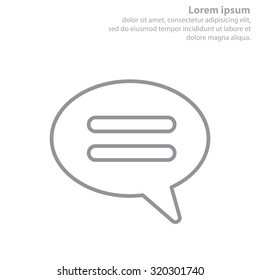comment line icon
