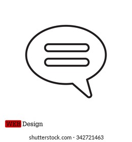 comment line icon
