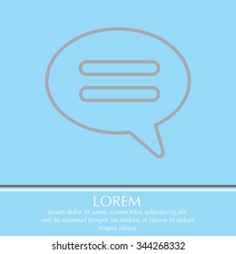 comment line icon
