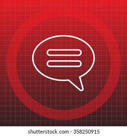 comment line icon