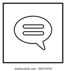 comment line icon
