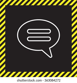 comment line icon