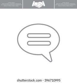 comment line icon