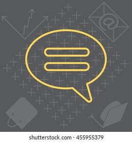 comment line icon