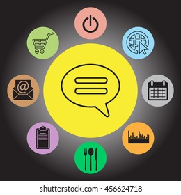 comment line icon