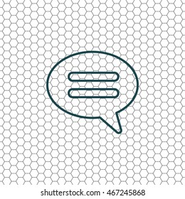 comment line icon