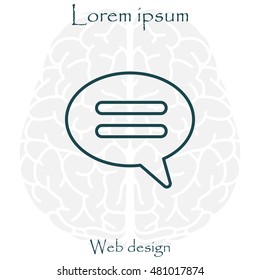 comment line icon