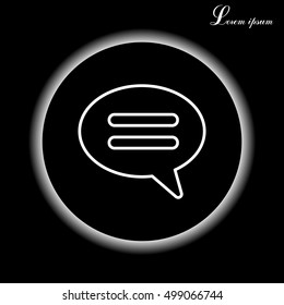 comment line icon
